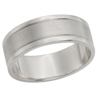 14K WHITE GOLD BAND 