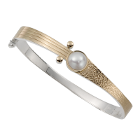 BRACELET PERLE ARGENT 925 ET OR