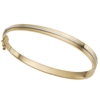 BRACELET OR 14K JAUNE ET BLANC